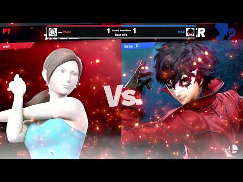 Wuki (Wii Fit Trainer) vs KB2 (Joker) - Losers Semi-Final - Hidden Nest #36