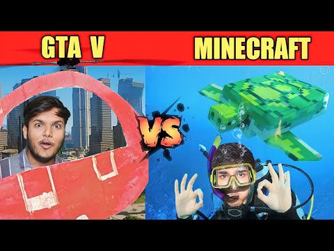 Fenton - Minecraft Vs GTA V ( Real Life )