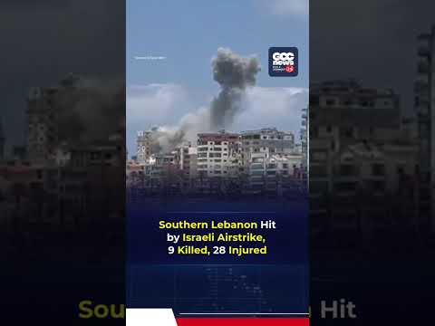 Israeli Strike Hits Tyre In Southern Lebanon | 9 Killed, 28 Injured