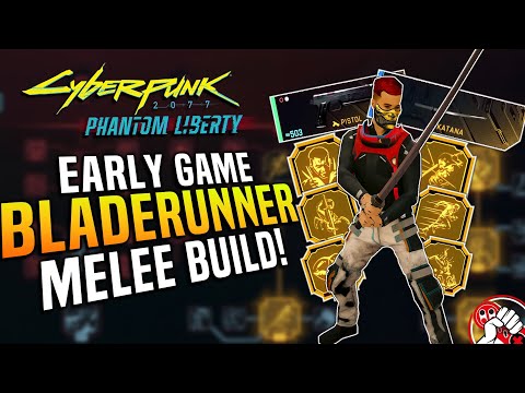 AMAZING Early Game Bladerunner Melee Build! Cyberpunk 2077 Update 2.0