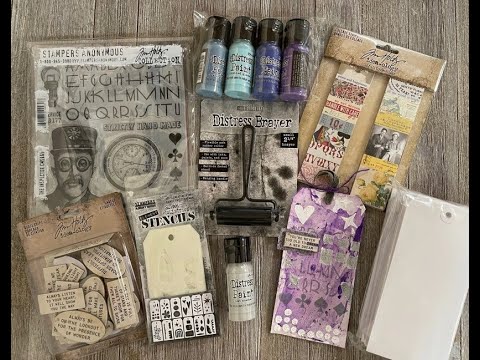 5-15-23 Tim Holtz Distress Paint Techniques with Teresa