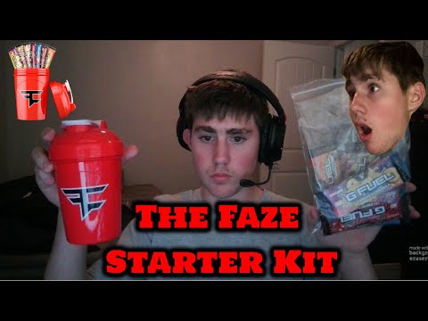 New FaZe The Trail BlaZer GFUEL Starter Kit Review Unboxing! **First**