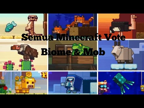 Reggarz - Semua Video Vote Minecraft Mob & Biome!