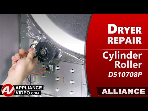 Speed Queen Dryer - Loud Noise - Cylinder Roller Repair