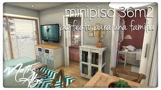 minipiso 36m2 / 387ft2 (con segunda habitación para niñ@)
