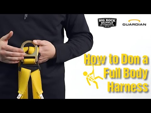 How To Don A Full Body Harness | Putting on And Inspecting a Harness