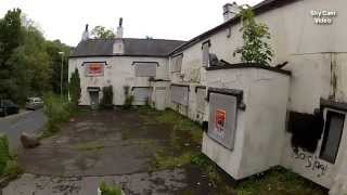 preview picture of video 'ROOF TREE PUB..BIRDS EYE VIEW...Abandoned building'