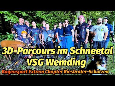 Schneetal 3D course VSG-Wemding / Professional sports and archery extreme "Chapter Rieskrater Sch...