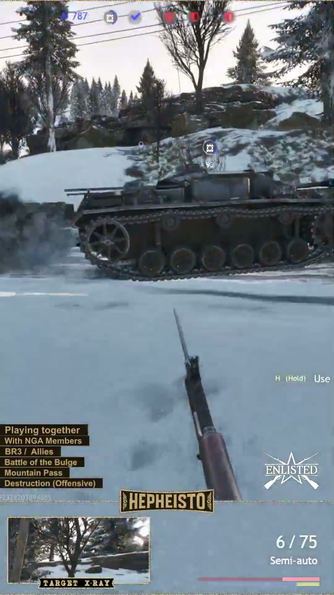 Engineer eliminates Panzer StuG II F with TNT Charge
