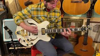 Video thumbnail for 1995 Ibanez AS120 Artstar semihollow (335-style) electric guitar (w/Bigsby) by Jake Wildwood & Co