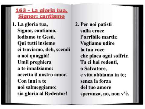 163 La gloria tua, Signor, cantiamo - Innario Chiesa Cristiana Avventista del Settimo Giorno 2014