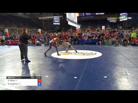 Junior FS 126 Round of 128 - Daishaun Felton (FL) vs. Maxwell Kauffman (AL)