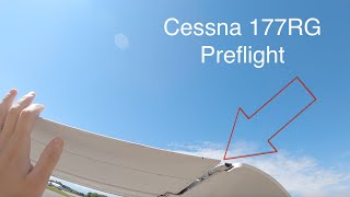 Cessna Cardinal post annual preflight, run-up, and flight home
