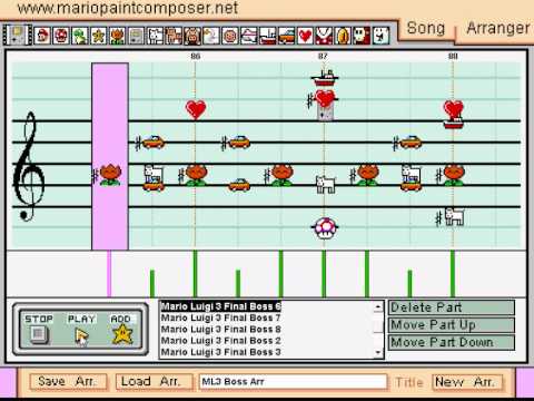 Mario Paint - Mario & Luigi Bowser's Inside Story: Final Boss