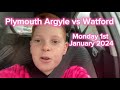 Plymouth Argyle vs Watford 01/01/24 MATCHDAY VLOG, MORE GOALS AT HOME PARK!