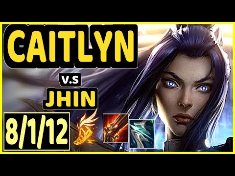 CAITLYN vs JHIN - 8/1/12 KDA BOTTOM ADC GAMEPLAY - EUW Ranked GRANDMASTER