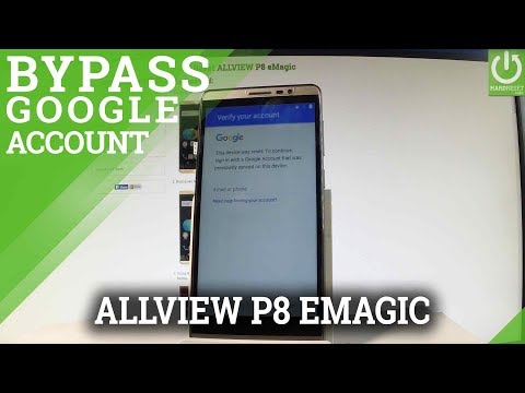 How to Bypass Google Verification in ALLVIEW P8 eMagic - Remove FRP