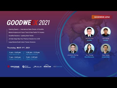 Goodweek APAC - 2021 Solar PV System Future & Trends