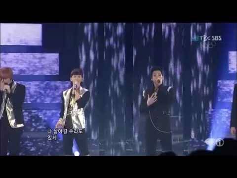 100214 2am - Even If I Die I Can't Live Without You @ SBS Inkigayo