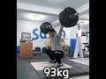 220115 스내치93kg+클린125kg