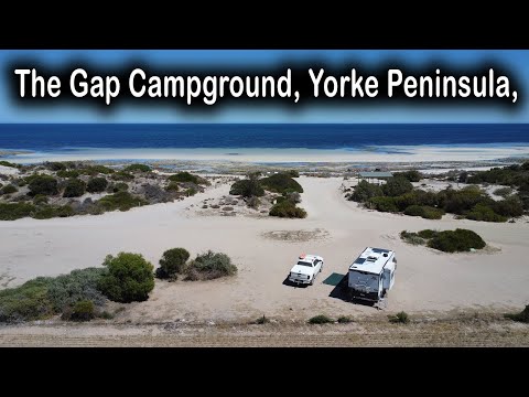 The Gap Bush Campgrounds, Yorke Peninsula, Beachfront, Grey Nomads Caravanning Australia, EP-184