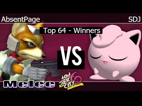 LTC 6 - CLN | AbsentPage (Fox) vs SDJ (Jigglypuff) Top 64 - Winners - Melee