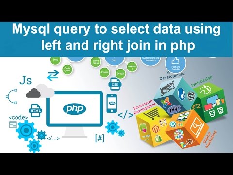 php tutorial in Hindi MySQL query to select record using left and right join in php