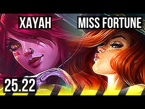 XAYAH & Poppy vs MISS FORTUNE & LeBlanc (ADC) | KR Master | 25.22
