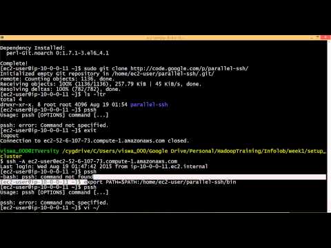 Setup Parallel Ssh