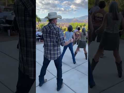 CC shuffle line dance walkthrough and dancing with Eric Dodge
