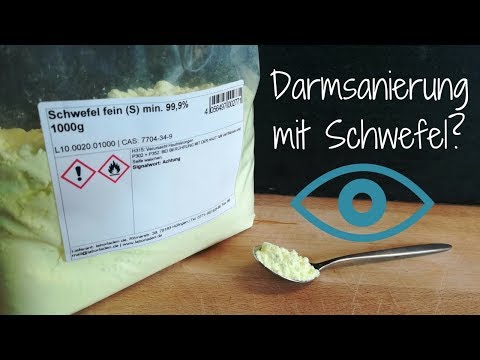 Darmsanierung mit anorganem Schwefel - GIFTIG?