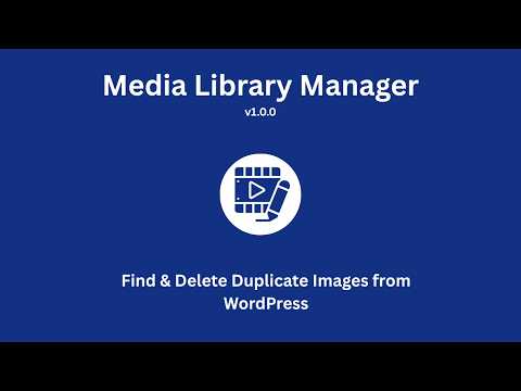 Media Library Manager 소개 영상