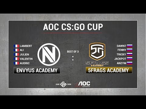 EnvyUs Academy vs 5Frags Academy/AOC CS:GO CUP