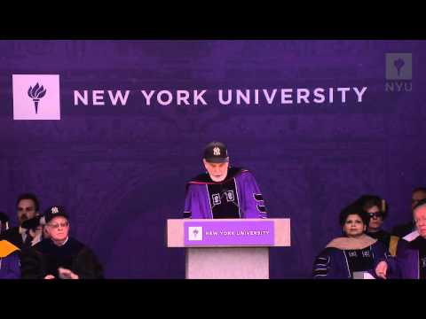 NYU 2012 Commencement--President John Sexton's Speech