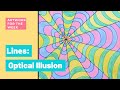 Optical Illusion in Lines | Artwork about Lines