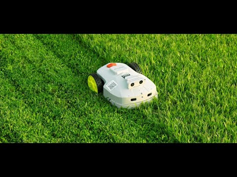 фото робот газонокосилка без провода по периметру 0