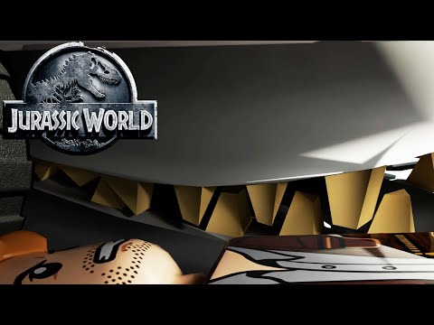 The Indominus Rex Escapes the Paddock | LEGO | Jurassic World | 3D Animation