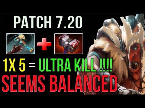 1x5 = ULTRA KILL!!! New Troll Warlord Seems Balanced Patch 7.20 Dota 2