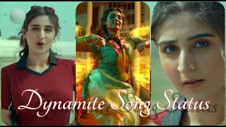 DYNAMITE SONG STATUS 🎙️ DHVANI BHANUSHALI NEW SONG BOY I AM DYNAMITE SONG STATUS FULL SCREEN