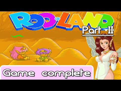 Rodland (Arcade) Part II 🕹️ Full Playthrough - no deaths - no cheats - HD 60fps