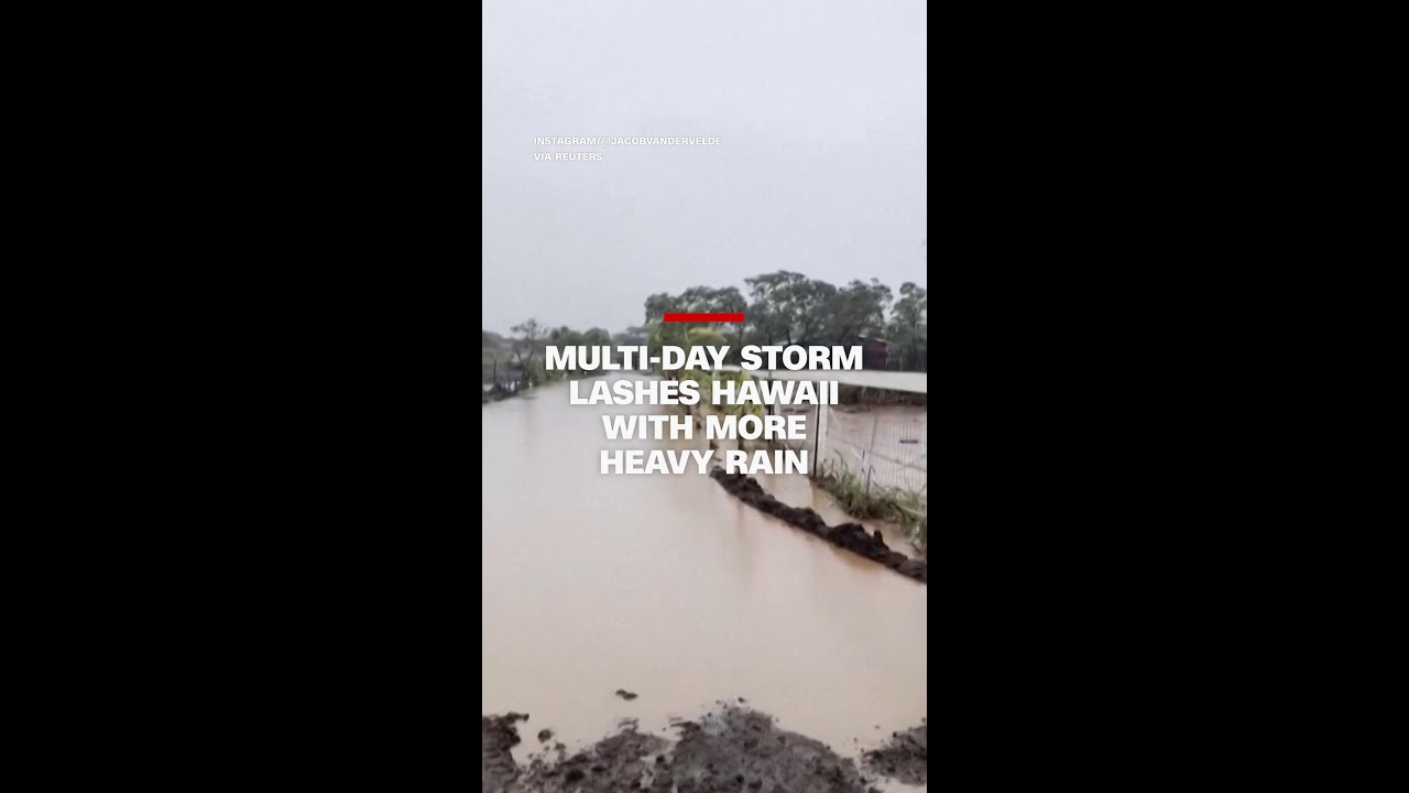 Multi-day storm lashes Hawaii with more heavy rain