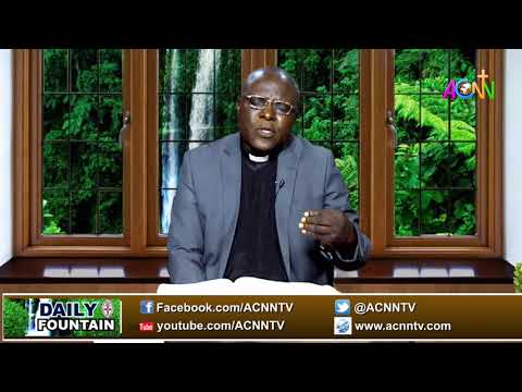 THE DAILY FOUNTAIN DEVOTIONAL OF OCTOBER 31, 2021 - THE VEN. EMEKA SAMUEL ETUKA