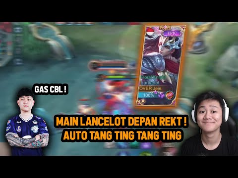 MAIN LANCELOT DI DEPAN EVOS REKT ! DI SUPPORT IN REKT AUTO MENGGILA LANCELOT GW - Mobile Legend