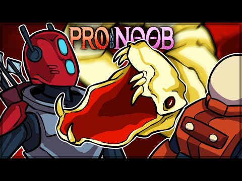 GUYS THIS GAME IS INCREDIBLE - Pro and Noob VS Risk of Rain 2! (Best Gameplay Funny Guide)