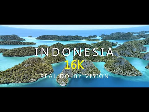 Indonesia | Real Dolby Vision | 16K HDR | Scenic Relaxation Film with Calming Music