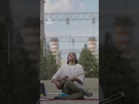 Iranian musician stages protest at power station over Trump threats | AJ #shorts
