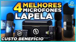 Qual MICROFONE LAPELA Comprar em 2025? Os 3 Melhores Microfones de Lapela Custo Benefício!