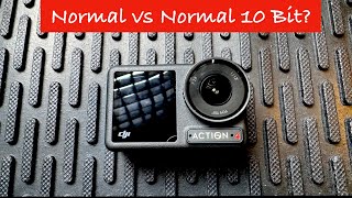 DJI Action 4: Normal vs Normal 10 Bit, can you see a Difference?  Is it worth it? #djiaction4