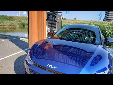 route planning on Kia EV6, June map update