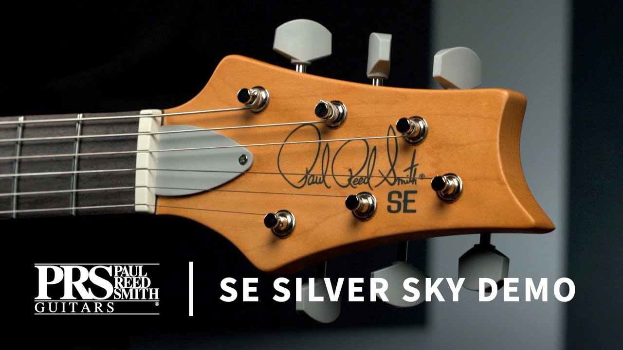 PRS Guitars E-Gitarre SE Silver Sky – Ever Green